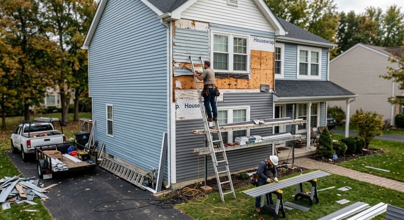 Damaged Siding Replacement in Sidney, OH