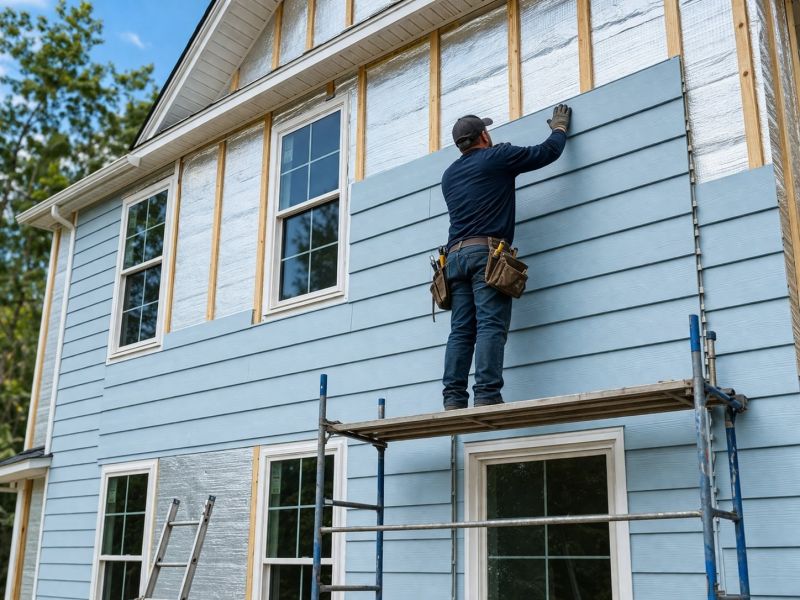 Insulated Siding Installation in Wapakoneta, OH