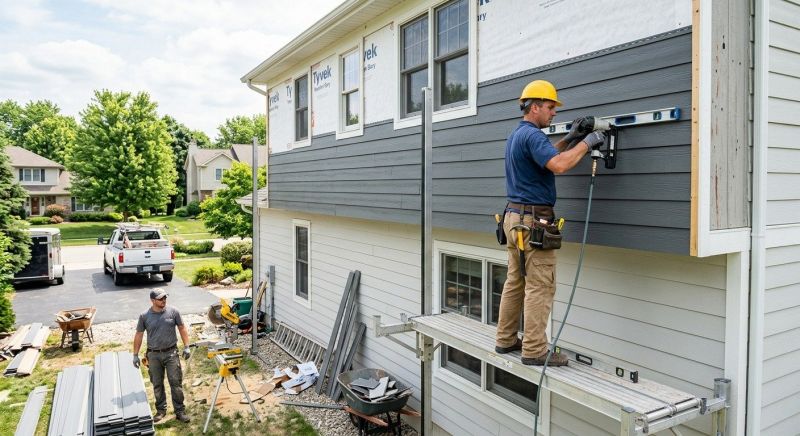 Synthetic Siding Installation in Sidney, OH